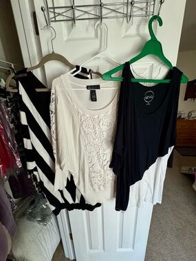 3-Piece Plus Size Top Bundle (Lane Bryant & INC) – 1X / 14/16